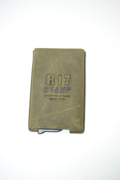 Tarjetero metalico STAMP Flash Kaki (2)